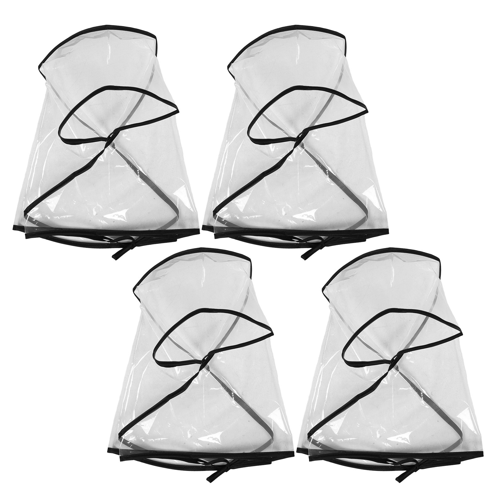 4Pcs Waterproof Clear Rain Bon - огляд і ціна Cycling Commute In Rain